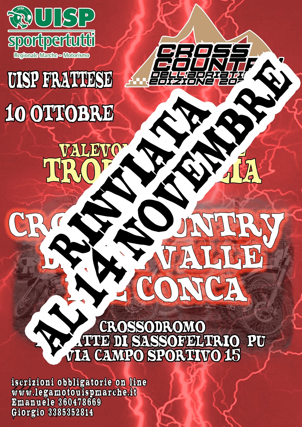 manifesto fratte 2021 rinvio