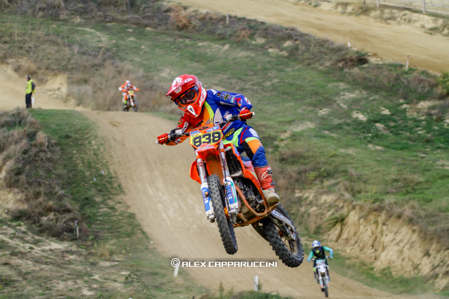 PRIMO CLASSIFICATO GIANCAMILLI NICOLO CATEGORIA MINI 85CC
