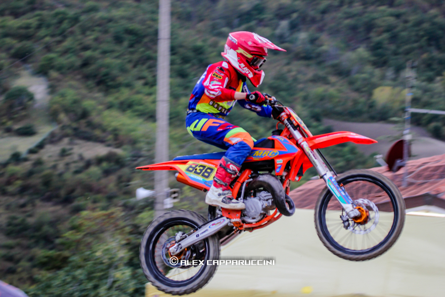 PRIMO CLASSIFICATO GIANCAMILLI NICOLO CATEGORIA MINI 85