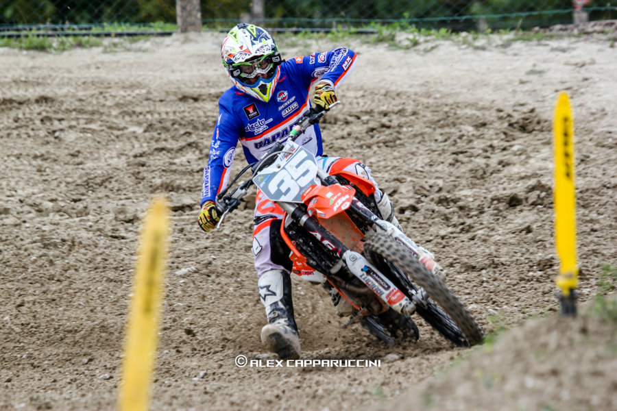 PRIMO CLASSIFICATO PECCI RICCARDO CATEGORIA AMATORI MX2