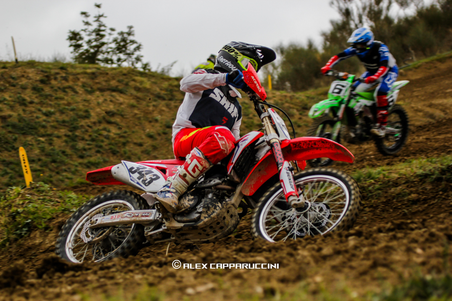 PRIMO CLASSIFICATO SANTINI ALESSANDRO CATEGORIA HOBBY MX2