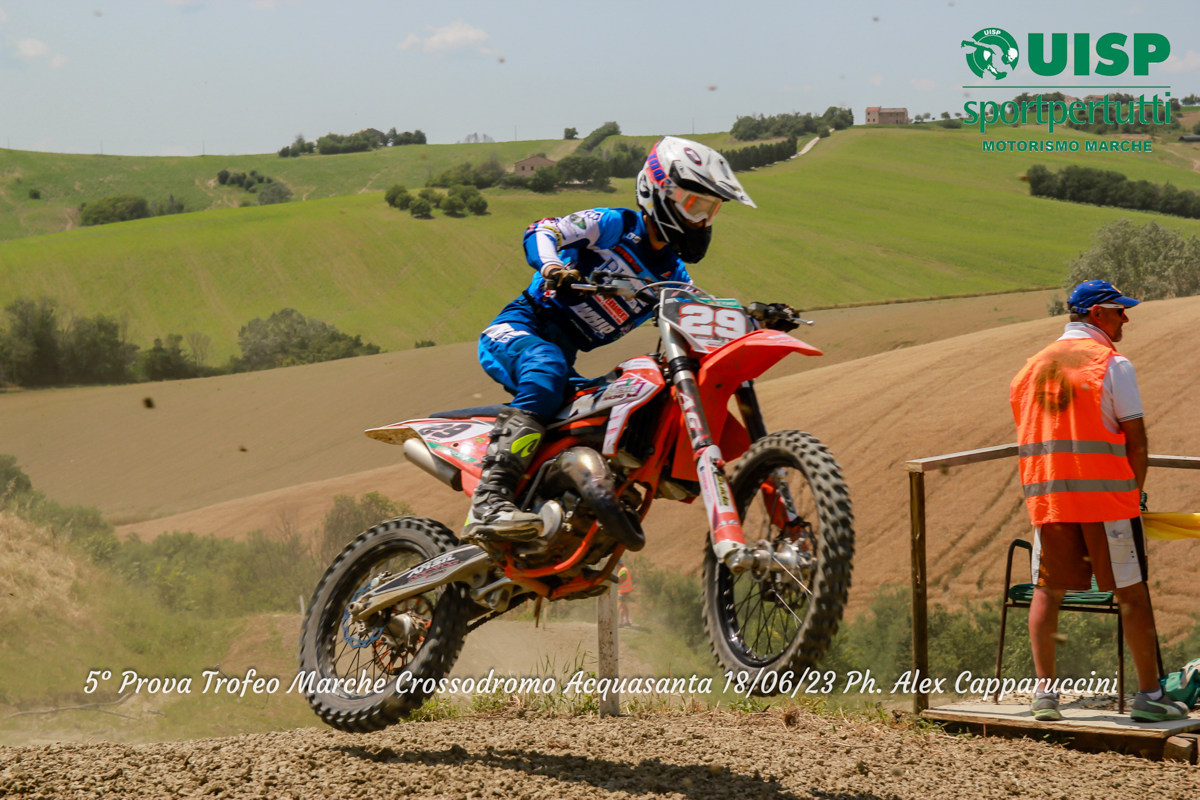PRIMO CLASSIFICATO VERNI ALESSANDRO CAT.HOBBY 125 2T