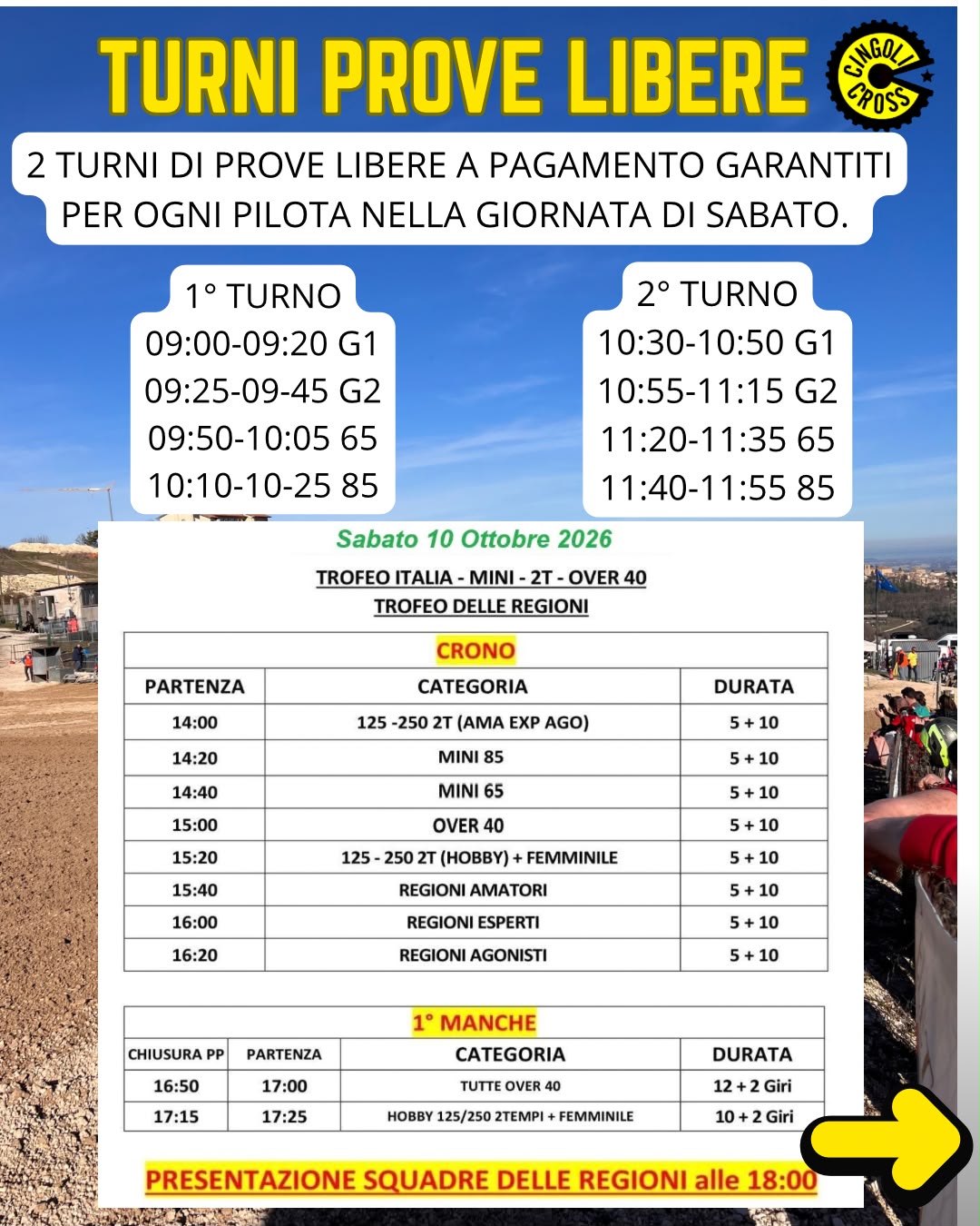 CINGOLI TDR 2026